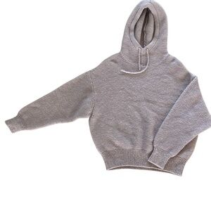 Closed Alpaca/Wool blend hoodie sweater size S ,New no tag in light purple/gray